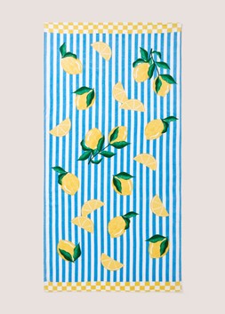 LEMON BEACH TOWEL £6.50