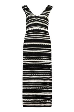Multi Stripe Pointelle Knit Vest