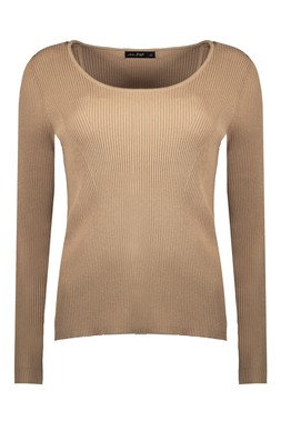 Mink Scoop Neck Jumper