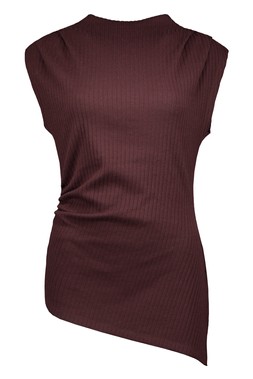 Burgandy Co Ord Sleeveless Top