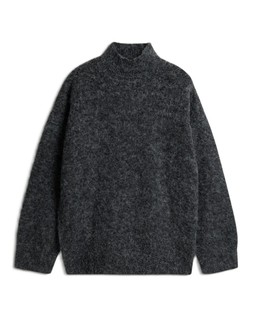 Grey Turtle Neck Jumper