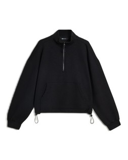 Black Storm Half Zip Sweat