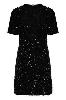 Black Sequin Dress
