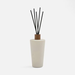 Textured Glass 400ml Diffuser Ivory £24