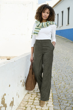 Wide Leg Cord Trouser £40