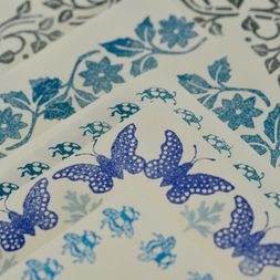 Butterflies and Borders Printing Block Set