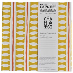 Square Lined Notebook in Charleston Stripe