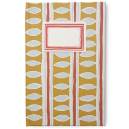 Lined Hardback Notebook in Charleston Stripe