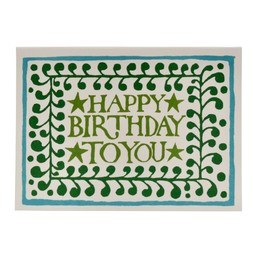 Birthday Comma Border Card