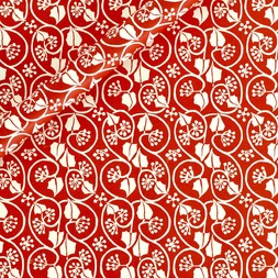 Patterned Paper Small Ivy Stripe Red