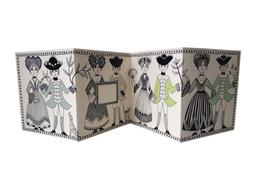 Ladies and Gentleman Double-sided Concertina Card