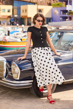 Perfectly Polka Dot Two In One Dress £65