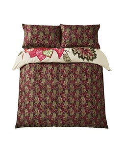 Floral Elephant Cotton Reversible Duvet Set £45