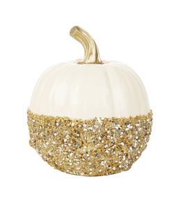 Gold glitter pumpkin