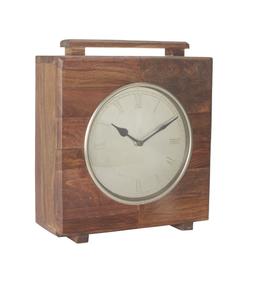 Wooden Square Clock