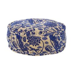 Chinese Print Floor Cushion