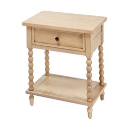 8. Homesense - Bobbin-leg bedside table - £79.99