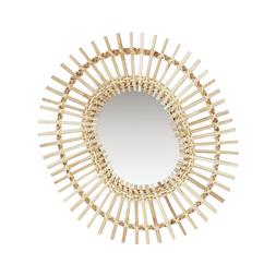 Oblong Cane Mirror