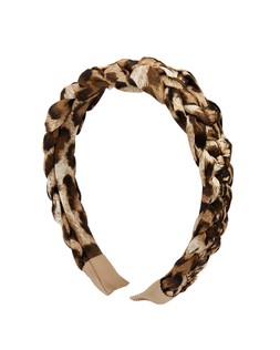 Eaton Animal Print Plait Headband £22.50