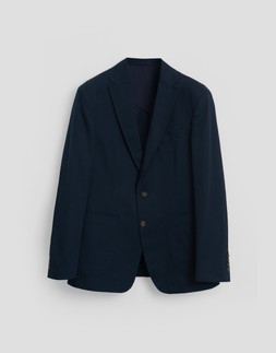 Regular Fit Single Breasted Blazer in Navy £65