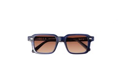 Angus in Stone Blue with Custom Sienna Sunset lenses