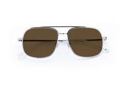 Sinclair Chrome Silver Lenses Brown £85
