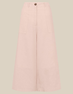 Drew High Waist Culottes Pink
