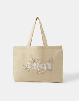 Bride Canvas Shopper Bag