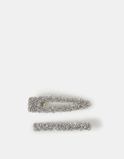 2-Pack Encrusted Hair Clips