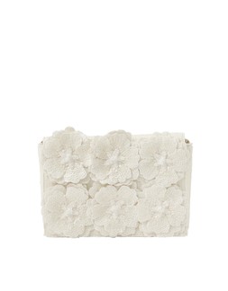 Bridal 3D Flower Clutch
