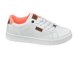 Deichmann Bench White Lace Up Trainer, &pound;29.99