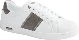 Deichmann Esprit White Cupsole Trainer With Gem Detail, &pound;39.99