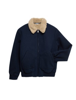 M&S Borg Lined Bomber Jacket (6-16 Yrs) £30