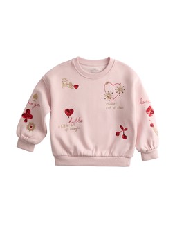 M&S Cotton Rich Sequin Sweatshirt (2-10 Yrs) £12 - £14