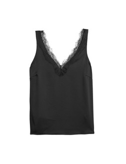 Satin Lace Insert Cami Top £23