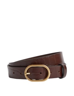 M&S Chocolate Leather Core Belt £15